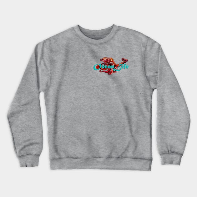 Ocean Life Octopus Crewneck Sweatshirt by OceanLife